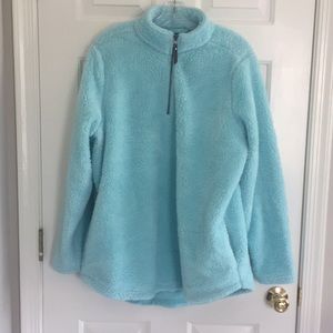 Blue fleece